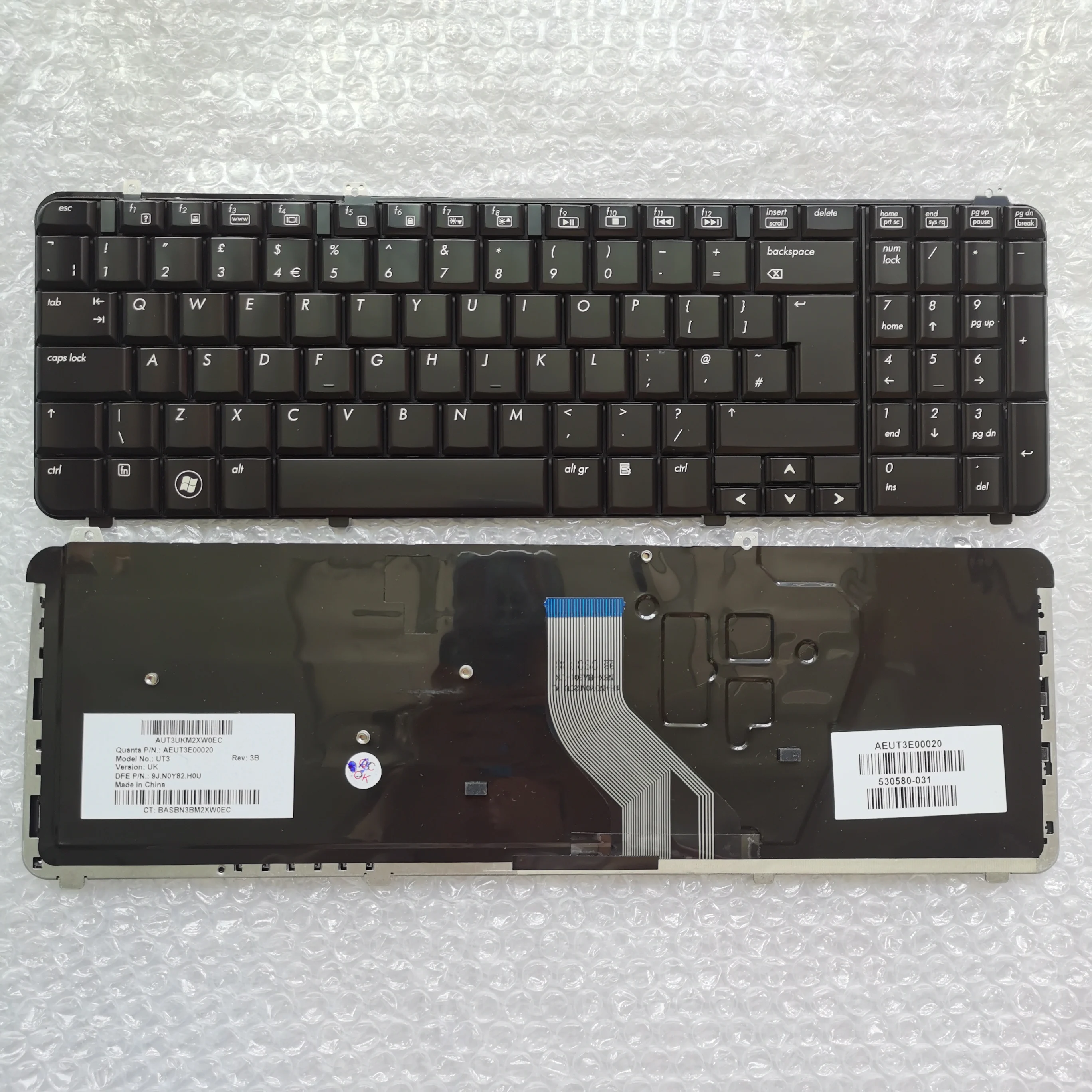 XIN for  HP Pavilion DV6 DV6T DV6Z DV6-1000 DV6-2000 Laptop Keyboard UK