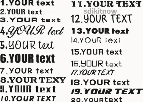 Custom Text Car sticker My Name Instagram Facebook logo WEBSITE X YouTube Channel Snapchat Twitch Motorbike Window Scooter Decal 10 best sales lada logo - №5