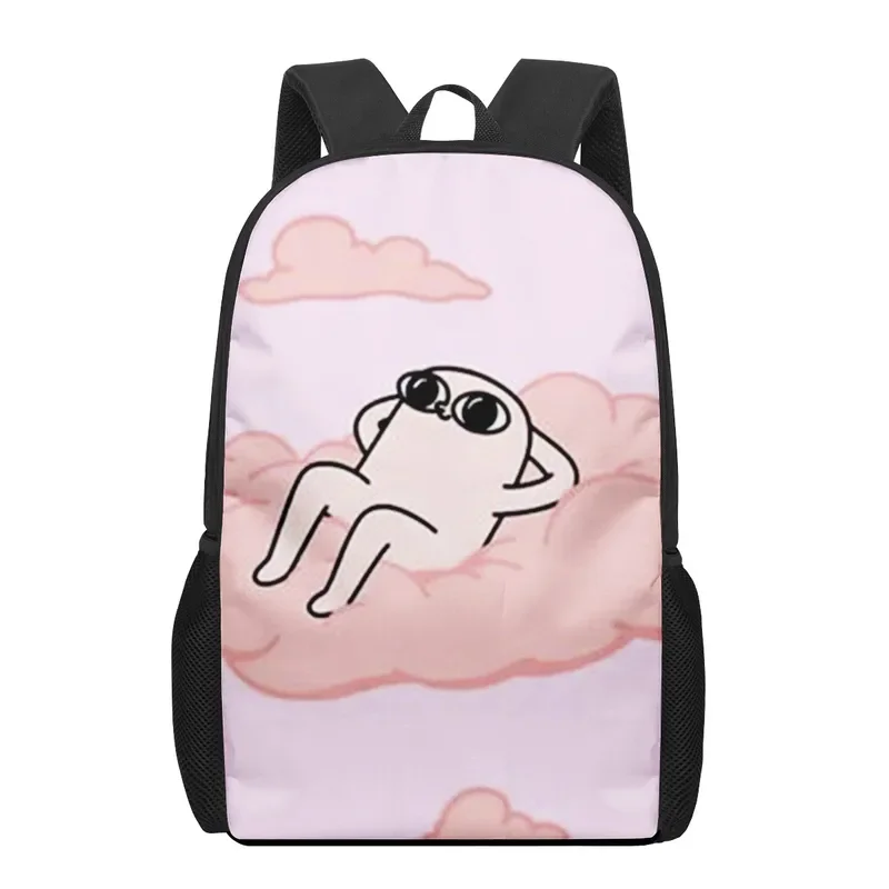 Ketnipz dos desenhos animados impressão 3d mochilas para meninas meninos crianças saco de livro escolar 3d júnior estudante primário bookbags ombro