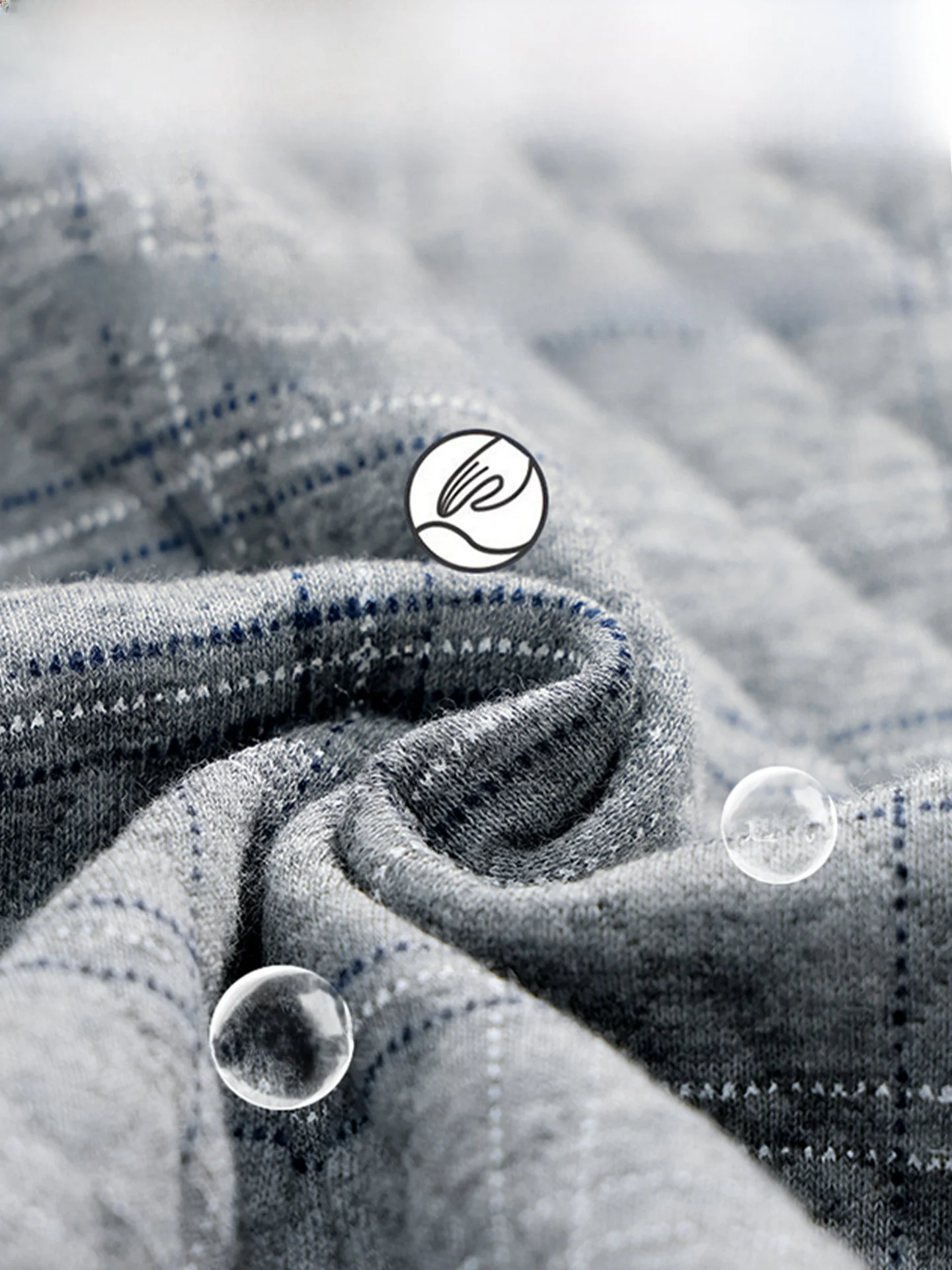 Thickened Pure Cotton Pajamas Men's Style Winter Home Clothes Two-Piece Set Gray Collar Home Comfortable Long Sleeve Sleepwear
