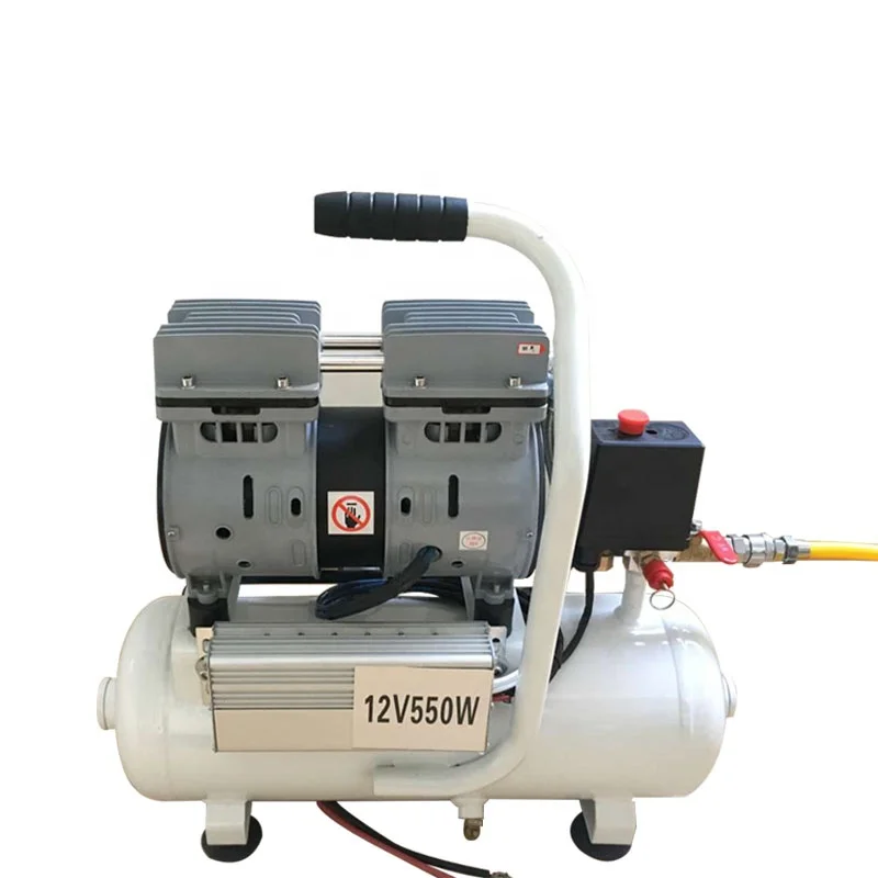 

Respirator And Pipe 12v 550w 8bar Portable Electric Scuba Diving Breathing Oil-free Air Compressor For Diving And Gold Dredgi