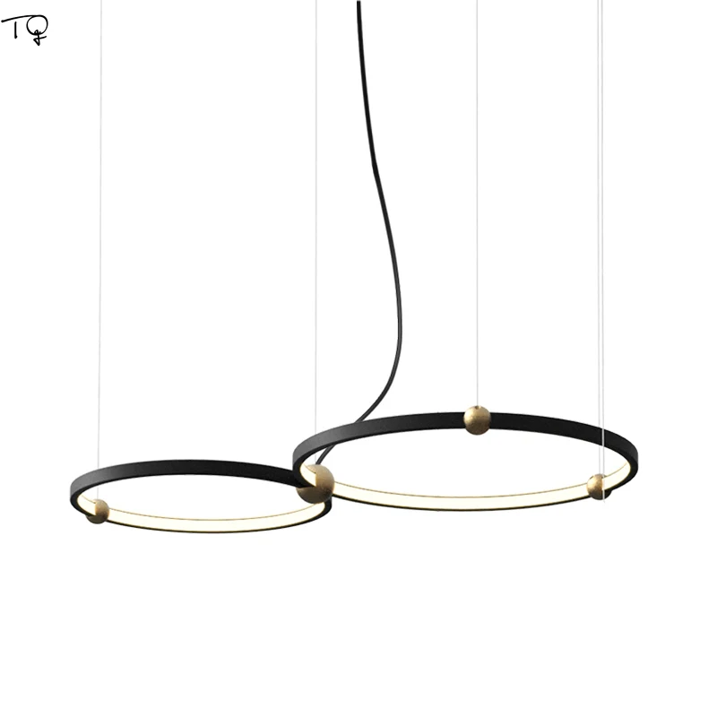 

Nordic Modern Designer Pendant Lights Gold Lustre LED Round Hanging Lamp for Living/Dining Room Decor Kitchen Restaurant Study