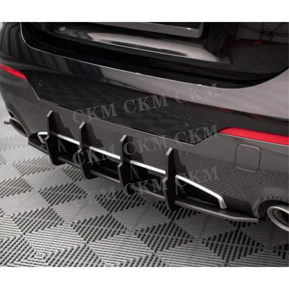 

ABS Black for BMW 4 Series G22 G23 Coupe 2021 + Car Accessories Rear Bumper Lip Diffuser Trims Blade Bodykits Spoiler