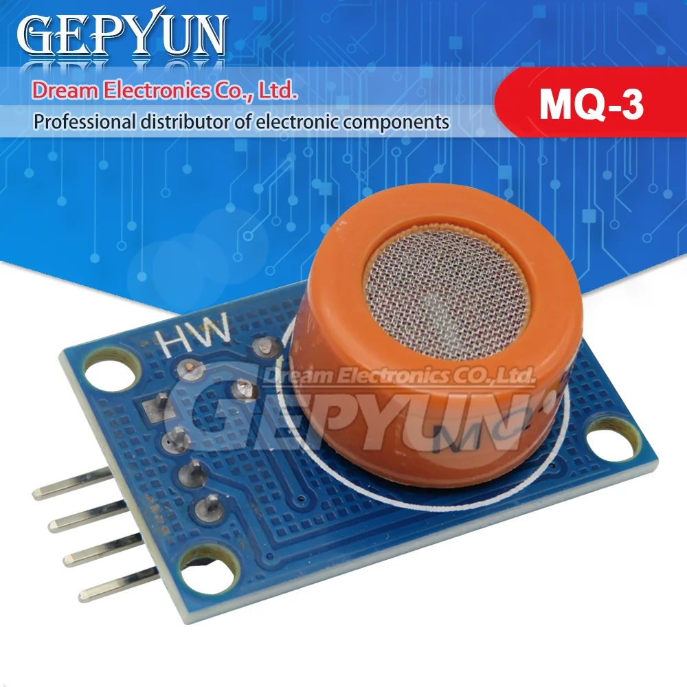 MQ-3 Alcohol ethanol sensor breath Gas ethanol detection for arduino