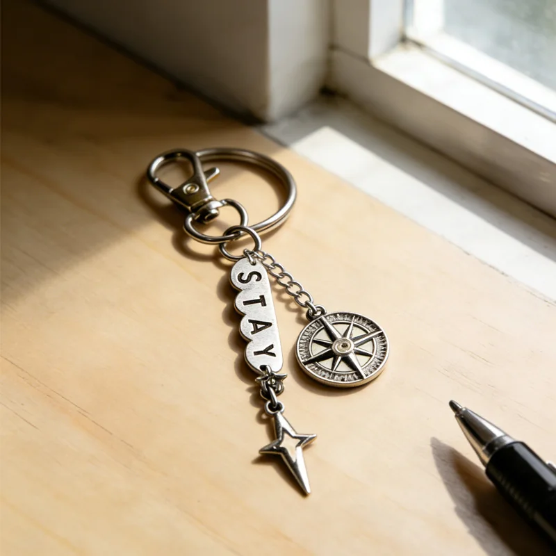 Handmade Stray Children Stay Kpop Beaded Keychain/Keyring | Concert accessories, jewelry, gift ideas, skz phone bag charm view 4