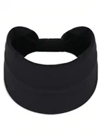 1pc Wide Elastic Headband, Solid Colors, Sports & Yoga Sweat-Absorbent Head Wrap Hair Sleep Cap Sleep Bonnet - Image 4