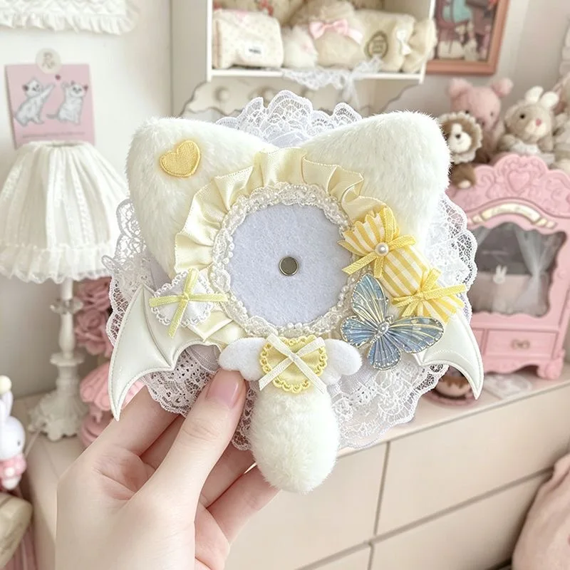 cat ear ita bag accessories y2k things badge holder rabbit tail bow heart ita bag decoration wing butterfly ita bag insert