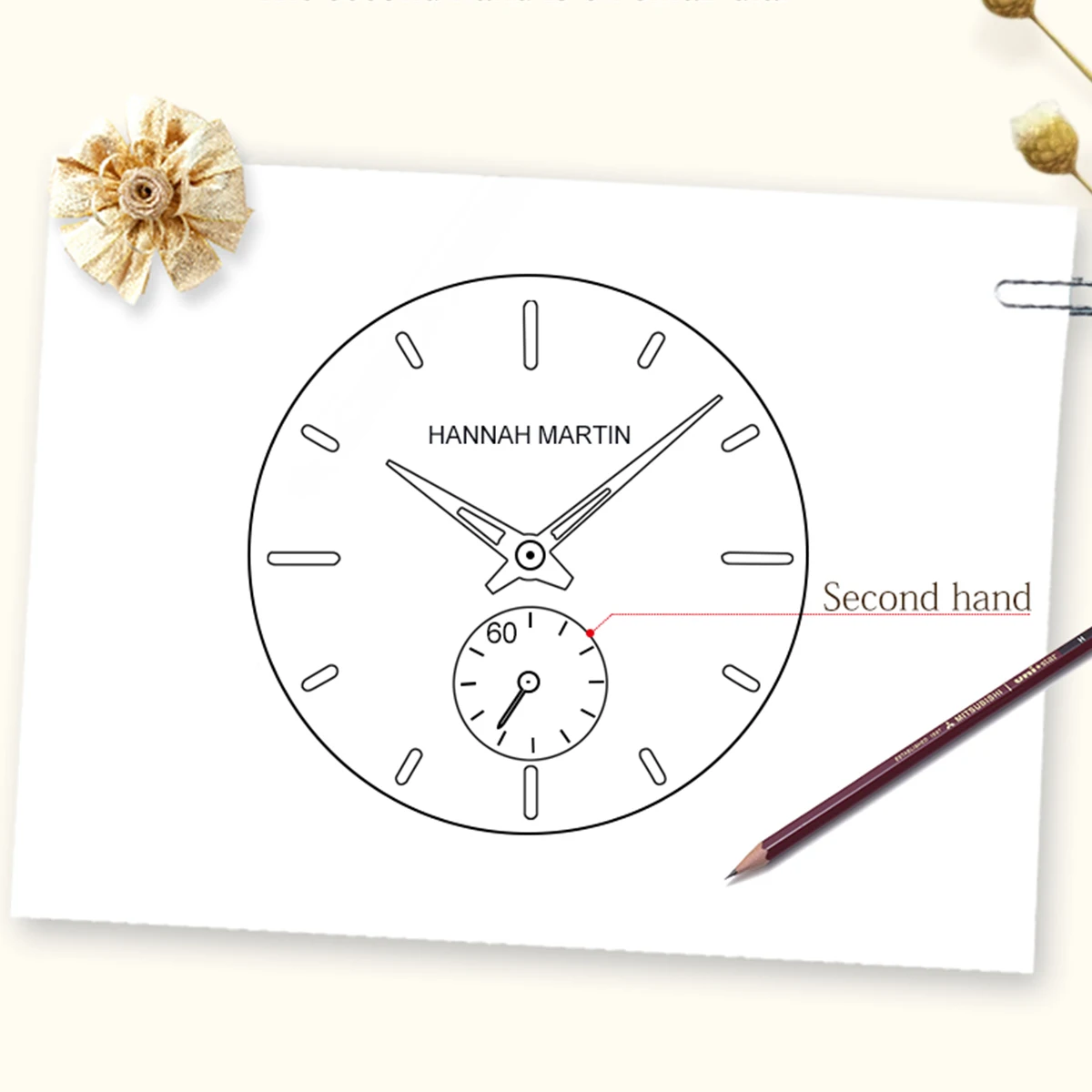 HANNAH MARTIN Brand Women Watch Rose Gold Dial 33mm Stainless Steel Mesh Strap Casual Fashion Dropshipping Quartz Women Watches