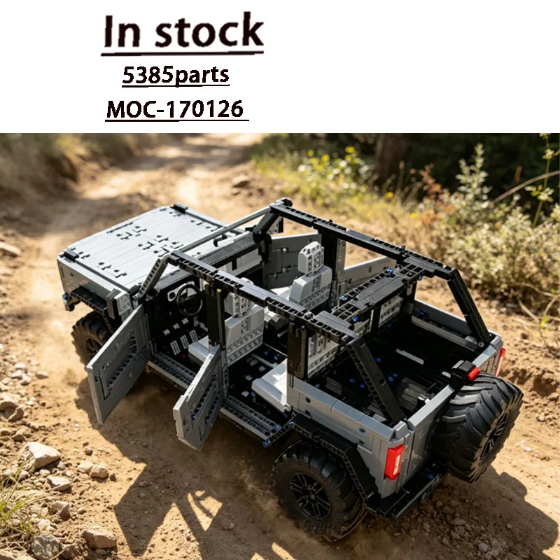 

New MOC-170126 Roadster 1:8 Static Edition Assembly Splicing Building Block Model 5385 Parts MOC Creative Model Children's Toys