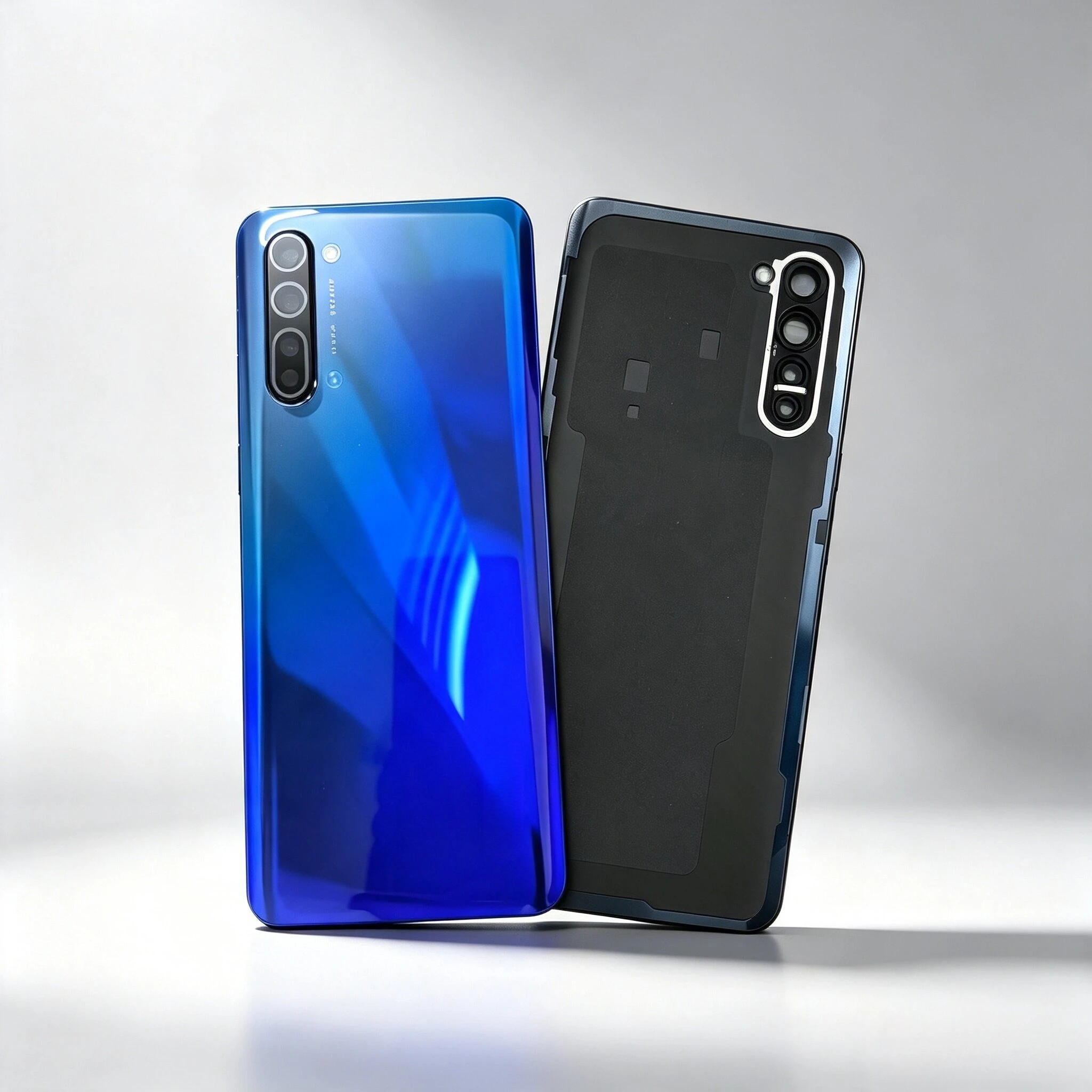 A+++ For Oppo Reno 3 Back Housing Back Cover door Glass Battery Case with glue and camera glass holder