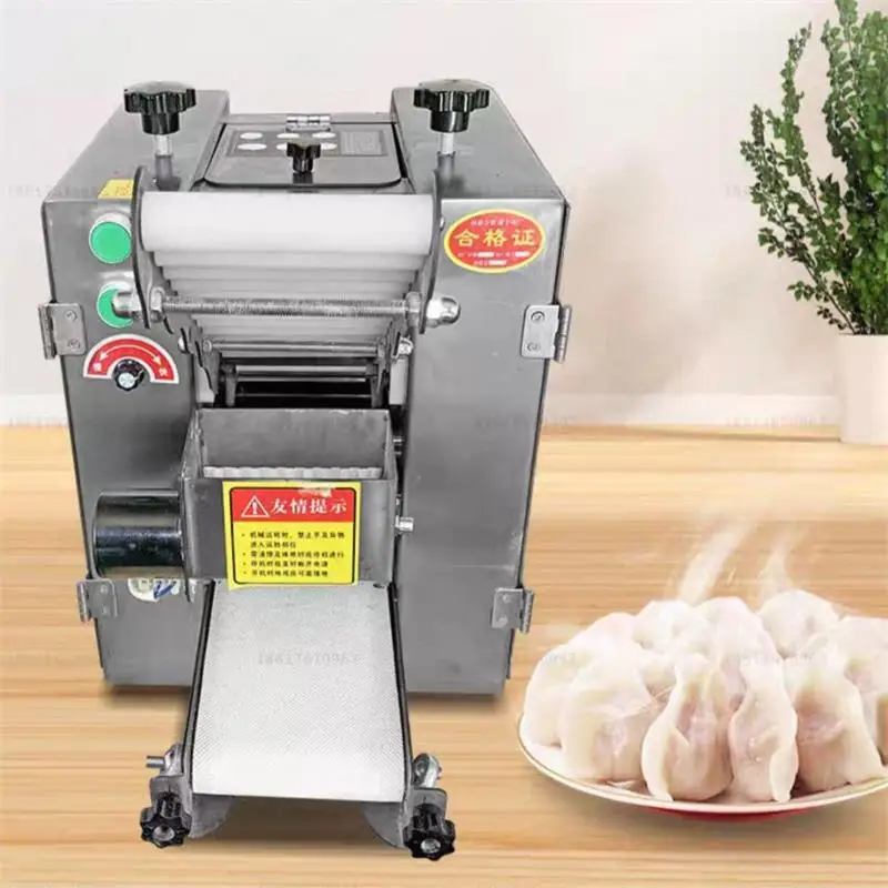 

110 В/220 В имитация ручной машины для изготовления пельменей Wonton, пресс для лапши из нержавеющей стали