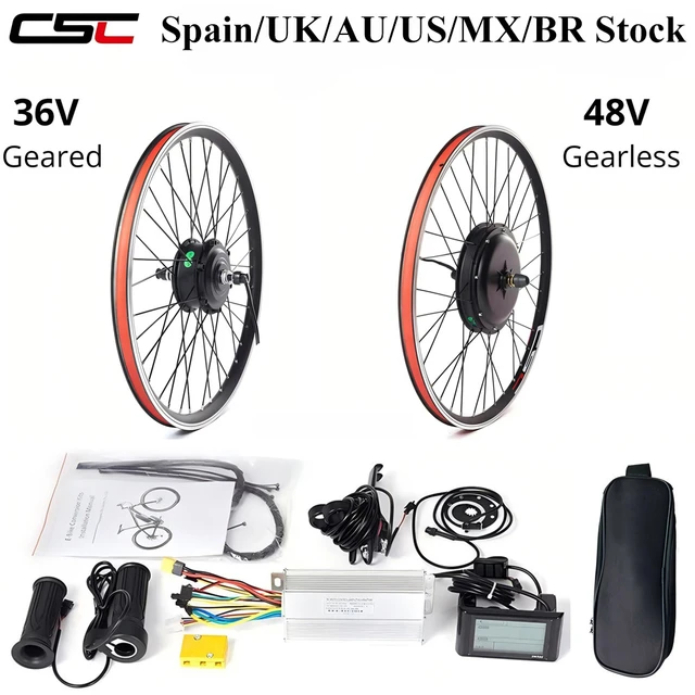 Electric Bike Conversion Kit 20 29 Inch 700C eBIKE Conversion Kit 36V 250W 48V 1000W 1500W Front Rear Bicycle Hub Motor Wheel