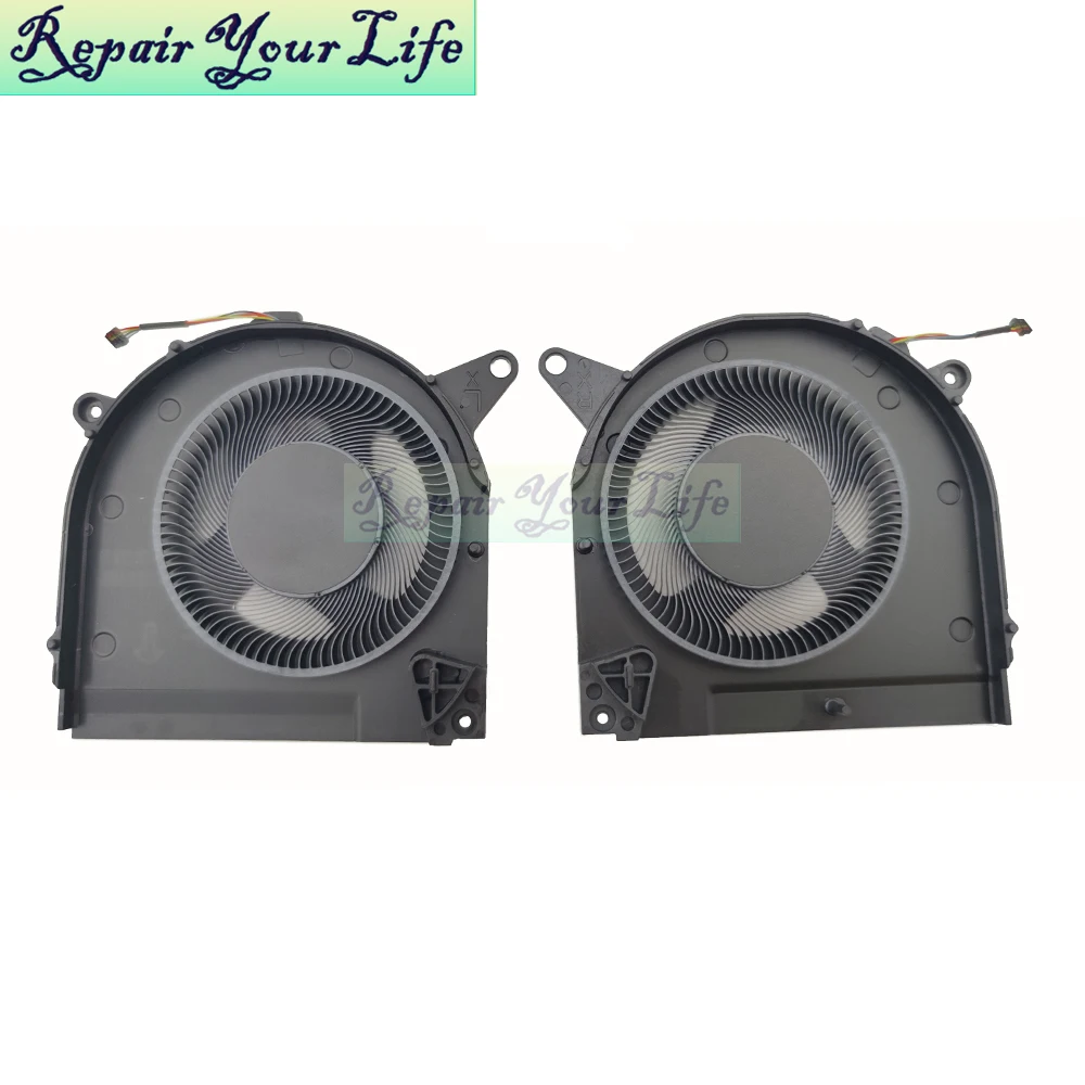 Wentylator chłodzący procesor laptopa do Lenovo Legion S7-15ACH6 82K8 Radiator chłodzący 5F10S13971 5F10S13972 DFSCL12E16486L FNR5 FNR6 12V — zdjęcie produktu 2