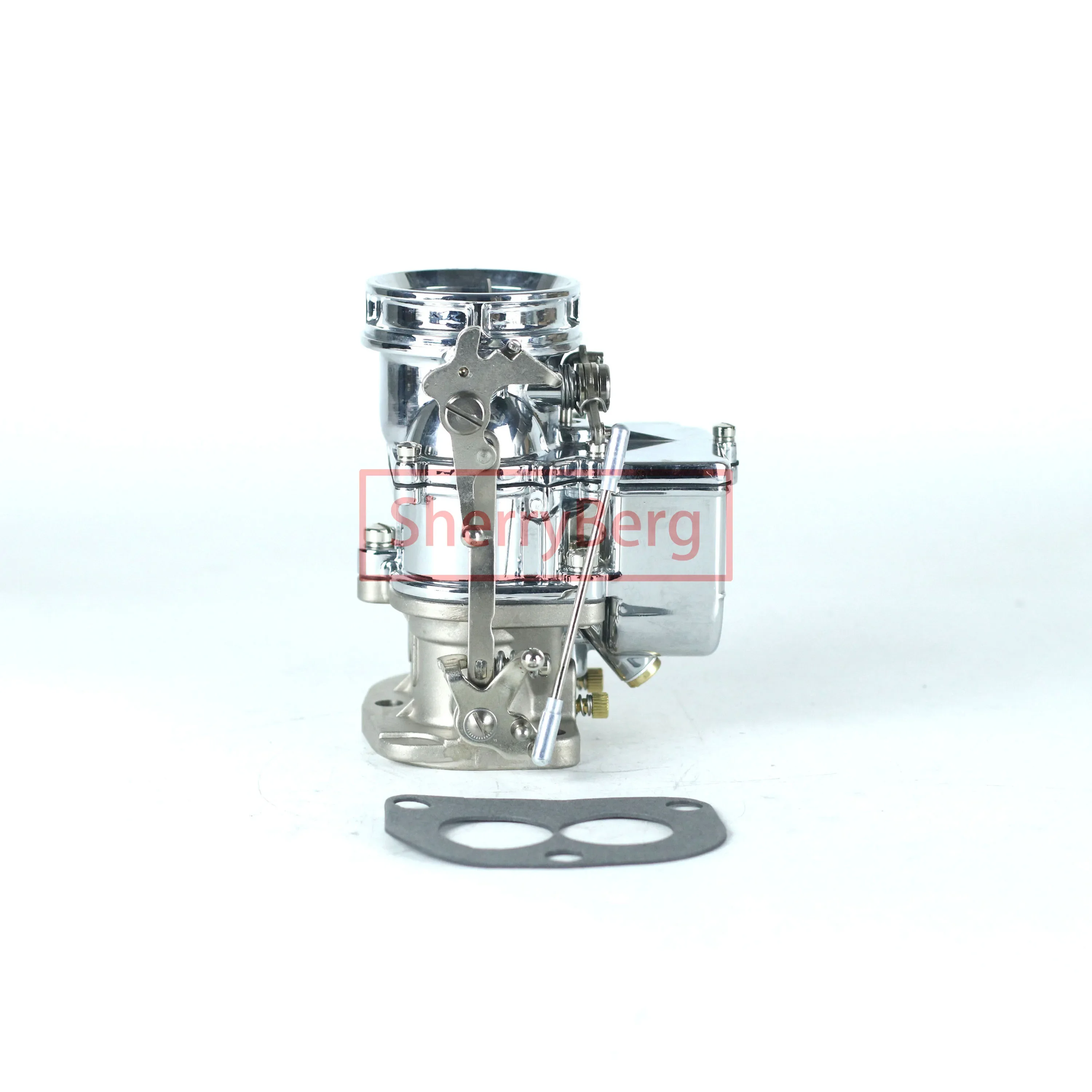 SherryBerg Hot Rod Old Chrome Carburetor Alcohol For Stromberg 97 Model Speedway 9-Super-7 Carb 2-Bbl  Carburador Classic New