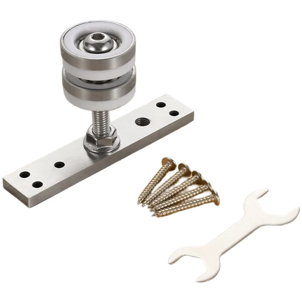 Stainless Steel Track Roller for Folding Door Hanger Systems with Swivel Capability and 10mm to 28mm Height Adjustment