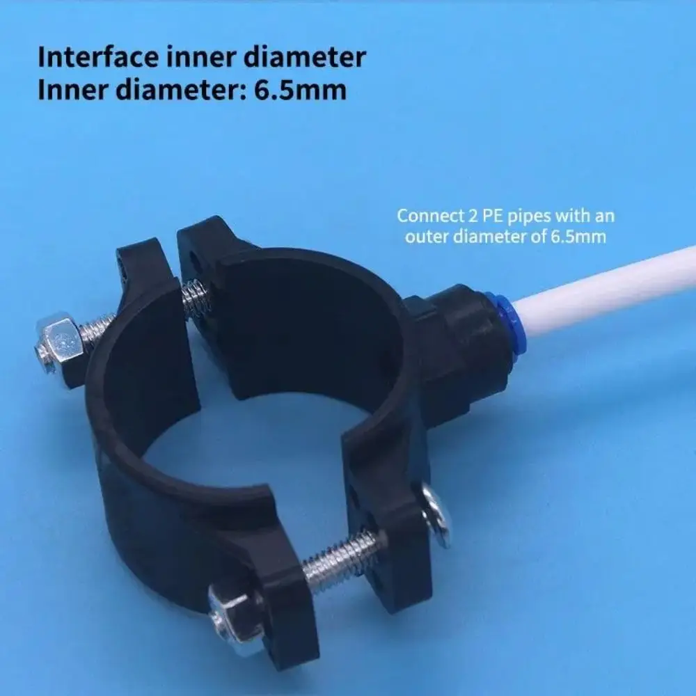 Quick Connect Drain Saddle Valve Leak Proof Saddle Clamp Water Filters Valve Clamp Adjustable Hose Pipe Adapter Water Filtration