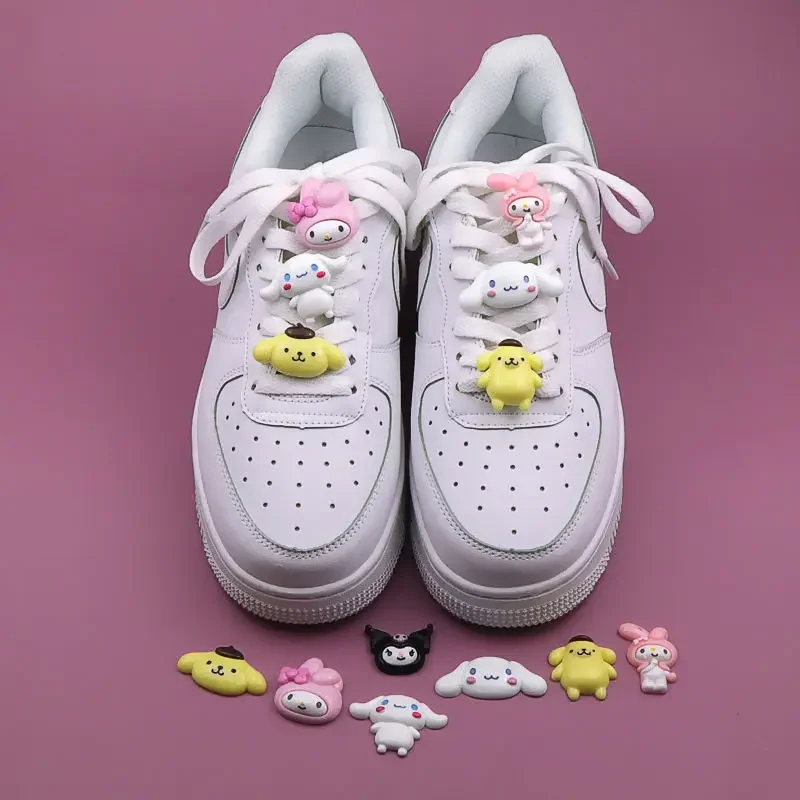 Sanrio Hello Kitty Shoes Encantos para As Mulheres, Acessórios Kawaii, Decoração Bonito, Frete Grátis, Decorações, Y2k