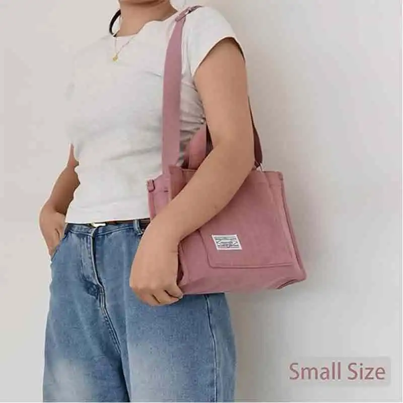 LW019 Women Work Corduroy Bags Crossbody Bag Purse for Women