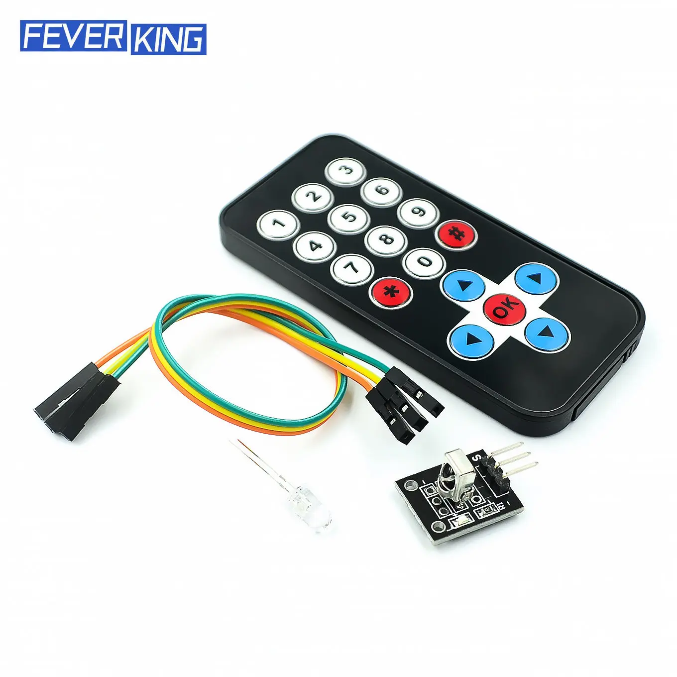 1Set Infrared Remote Control Module Wireless IR Receiver Module DIY Kit HX1838 for Arduino Raspberry Pi