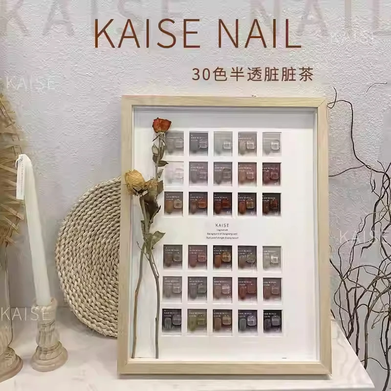 KAISE 30 สีโปร่งใสสีเล็บเจลชุดเล็บ Salon 2024 ใหม่ Professional ขายร้อนเล็บปลอดสารพิษ UV เจลขายส่ง