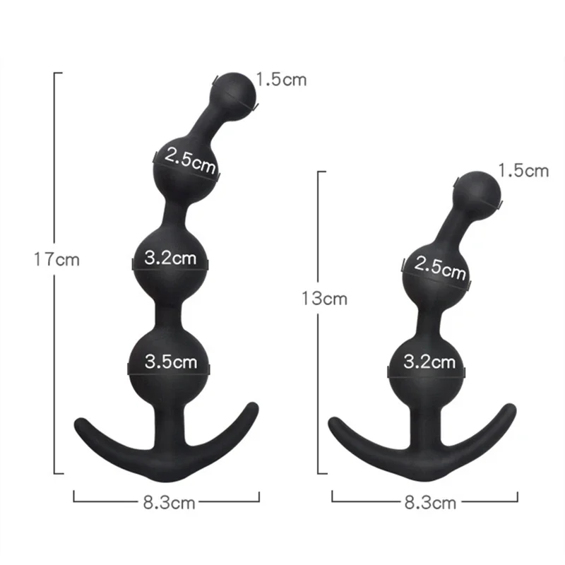 سيليكون الشرج الخرز كرات كبيرة G-بقعة تحفيز بعقب المكونات موسع التوسع دسار الاستمناء الكبار الجنس لعب للنساء الرجال