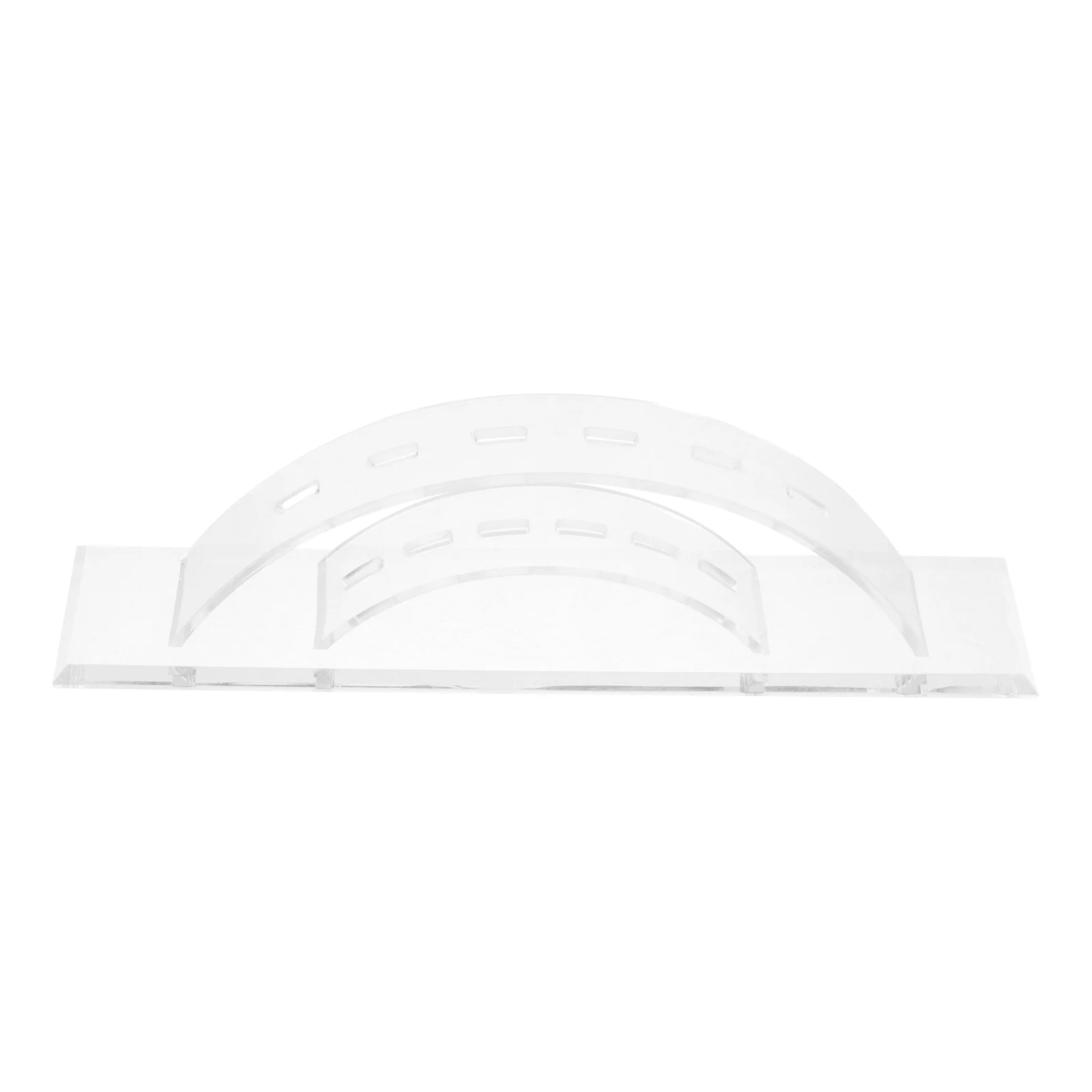 Porta pinzette per ciglia Supporto di stoccaggio in acrilico trasparente per 6 pinzette Espositore Organzier Strumenti per l'estensione delle ciglia