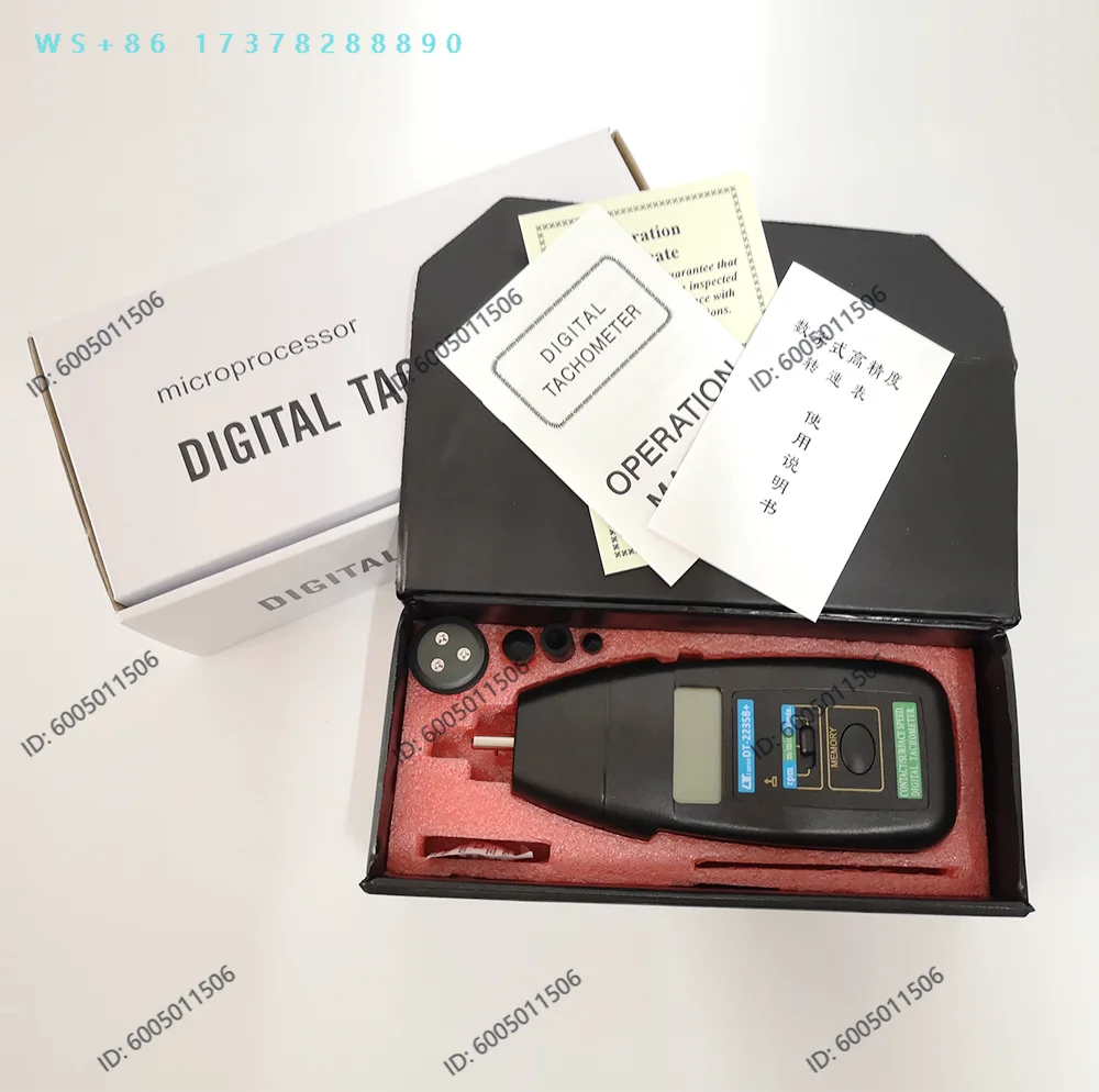 DT2235B + Contact Tachometer Tachometer Line Speed Motor Speed Tester
