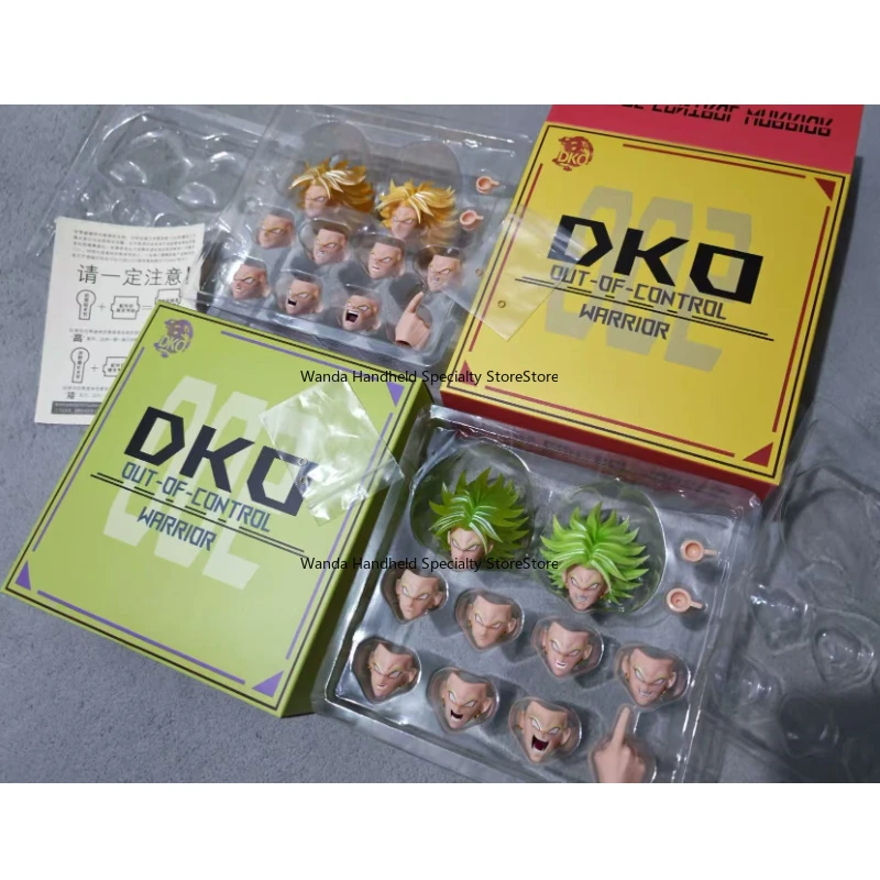 

Новые продукты в наличии Dragon Ball, оригинальная коробка, сумка для аксессуаров для скульптуры головы DKO Broly, сборная модель, популярные игрушки, подарок для студии