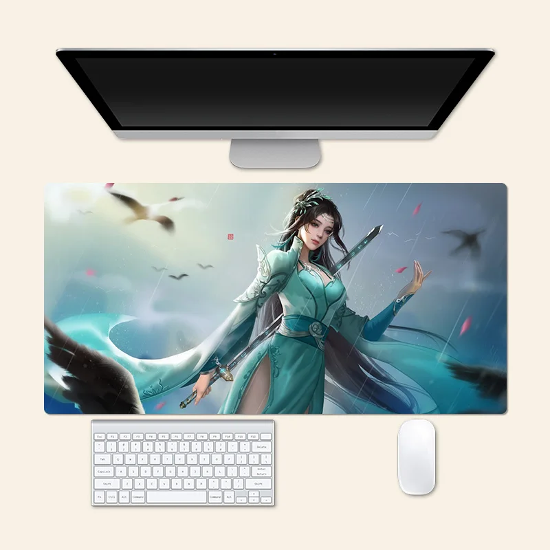 Cooles Yun Yun Battle Through The Heavens Anime großes Mauspad Spiel Spielmatte kreative Schreibtischunterlage Büro Mousepad