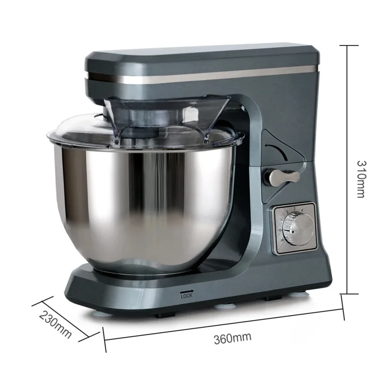 

5L Bowl Kitchen Machine Stand Mixer With Powerful 1000W Motor Support Baker Make Food For Robot Multifunction Planetary