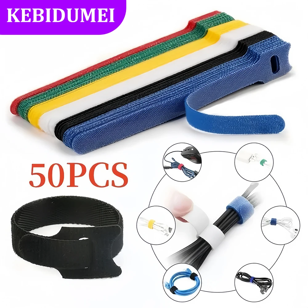 Cable Organizer Cable Ties Cable Management Cable Winder Tape Protector for Wire Ties Phone Accessories Organizador Cable