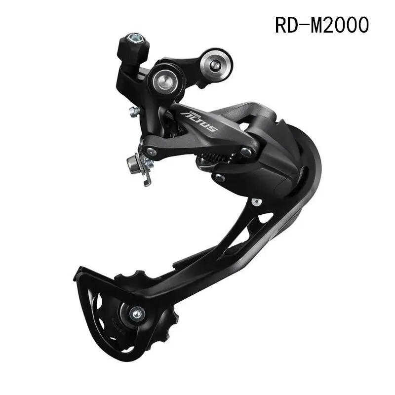 Câmbio Traseiro Shimano Altus RD-M2000 RD-M370 9 Velocidades Transmissão 9 Níveis 9 Marchas 27 Velocidades Trocador de Bicicleta RD-M2000