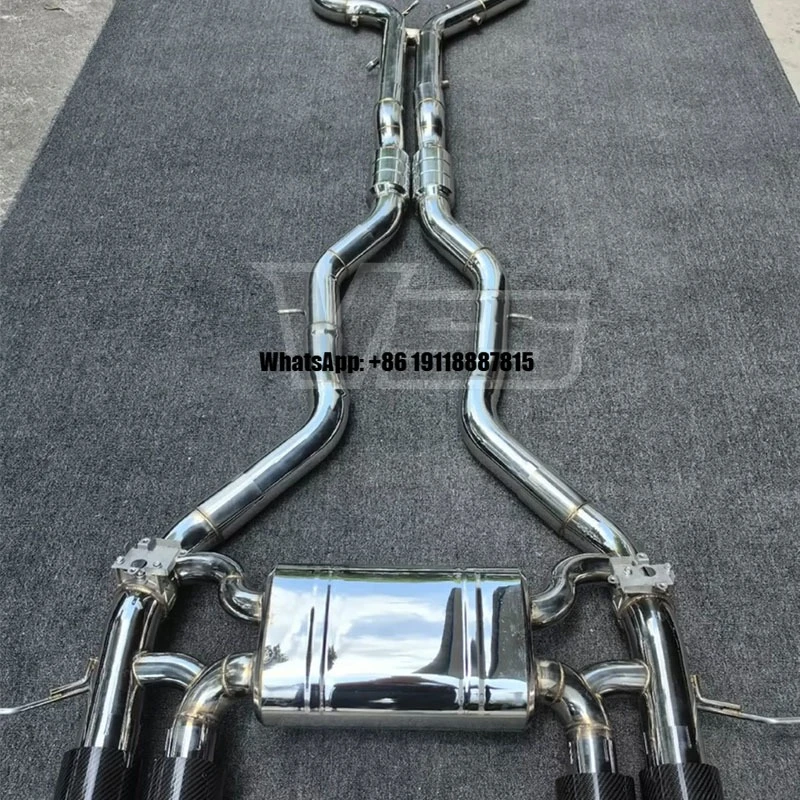 

for BMW M2 G87 3.0T S58 2016-2019 Exhaust System Stainless Steel Middle and Tail Sections with Valves