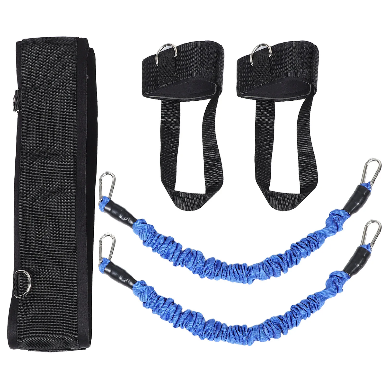 

1Set Resistance Band Trainer Vertical Jump Legs Strength Speed Agility Training Basketball Football Workout Muscles Assorted