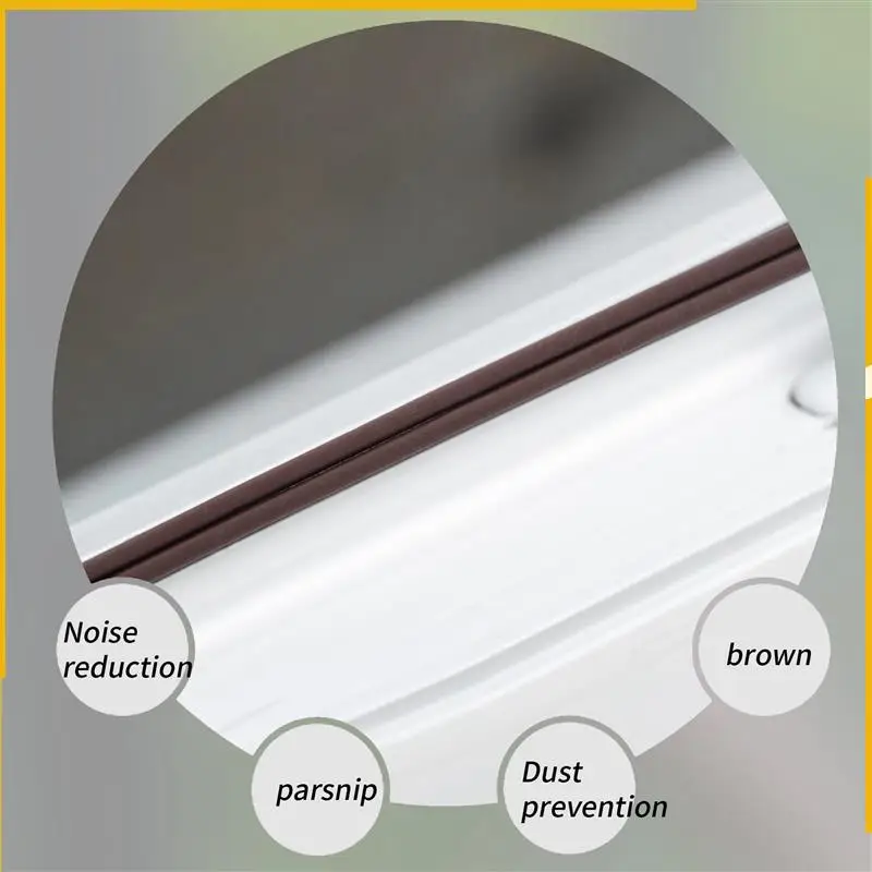 A92p 2 rolo de tira de vedação de eva, fita de espuma tipo d 10m, portas, janelas, excluídor de rascunho, tiras de vedação anticolisão