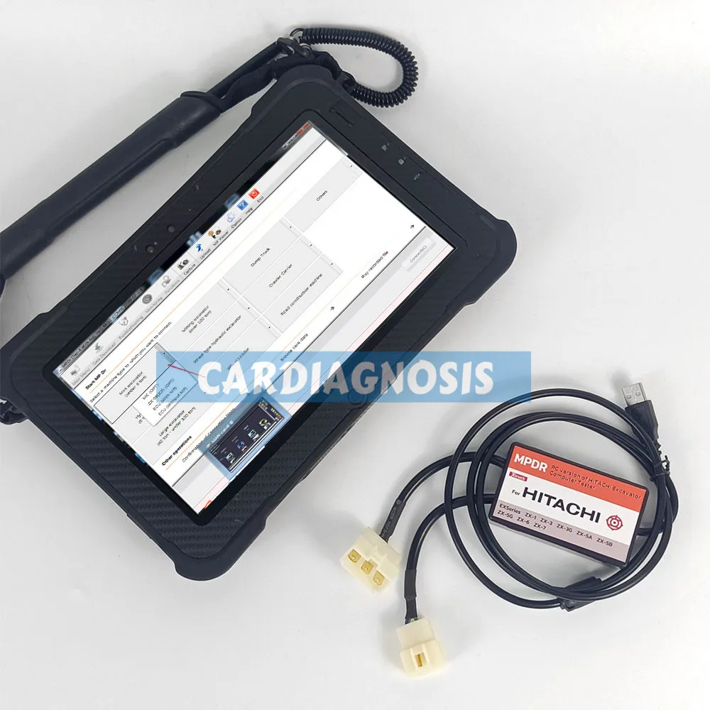 

Xplore Tablet For Hitachi Excavator Diagnostic Scanner Tool 4pin 6pin Dr ZX Diagnostic System MPDR ZX-1 ZX-3 ZX-6 ZX-7 ZX series