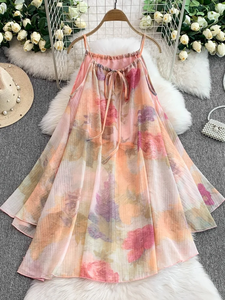 Conjunto de Falda y Csa con Estampado Romántico, Manga Campana, Cintura Alta, Falda Midi Evase de Media Longitud, Conjunto...