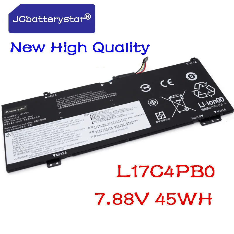 JC L17C4PB0 Laptop Battery For Lenovo Xiaoxin Air 14ARR 14IKBR 15ARR 15IKBR Ideapad 530s-14IKB 530s-15IKB L17M4PB0 45WH