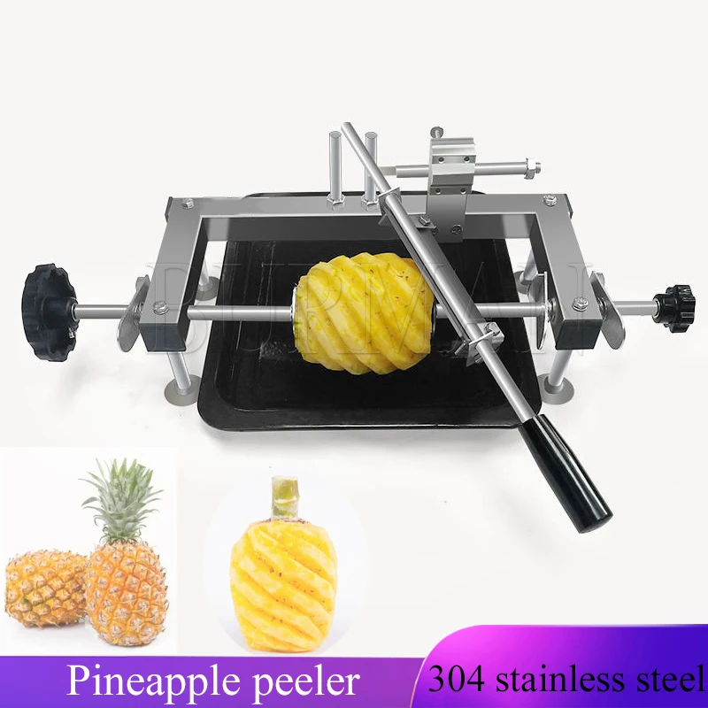 Manual Stainless Steel Pineapple Peeling Machine  Easy Operation  Fruit Eye Remove Tool High Quality