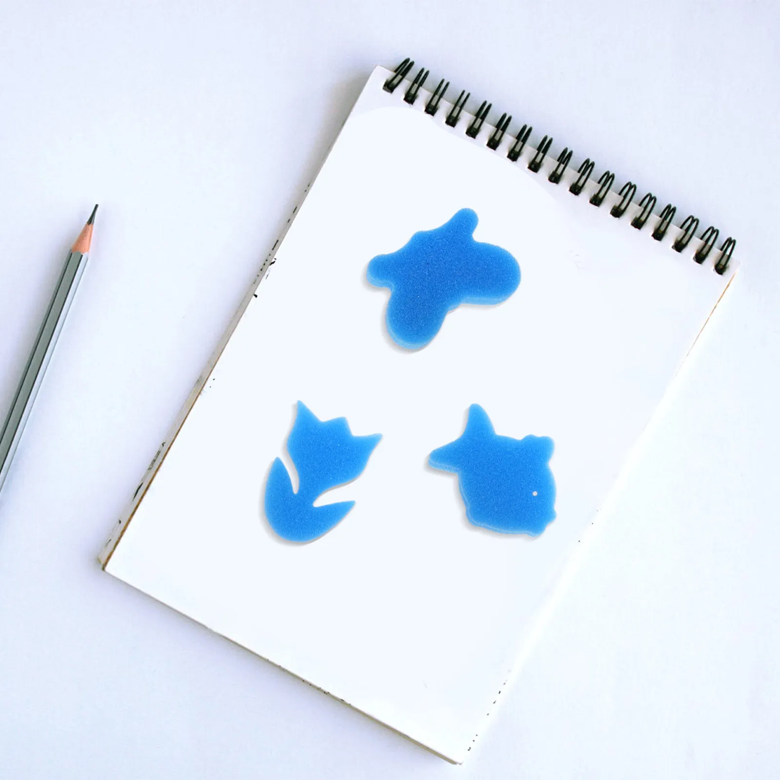 

Набор из 24 разноцветных губчатых штампов различных форм для рисования, творчества и поделок своими руками для детей