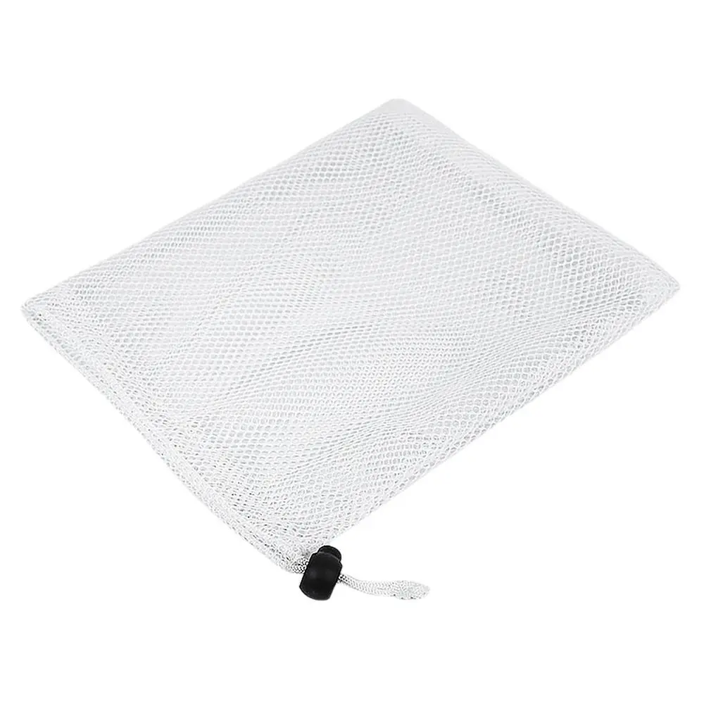Travel Home Nylon Mesh Drawstring Bag Stuff Sack Storage Bag Laundry Bag