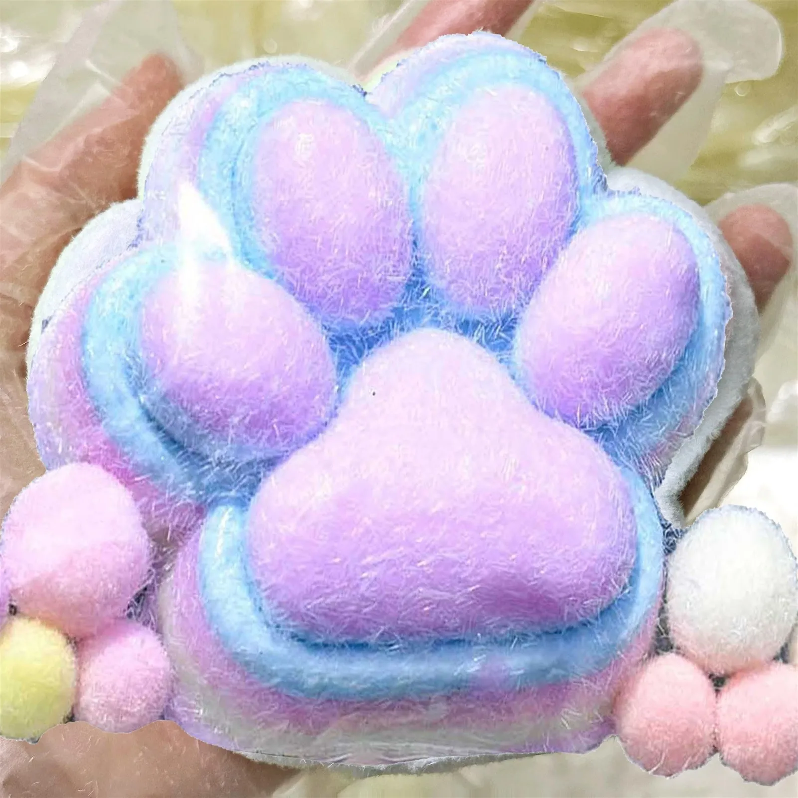 Taba Squishy Large Squeeze Cat Paw Decompression Toys Sticky Soft Pinching And Decompressing Toy for Stress Relief Funny Gifts