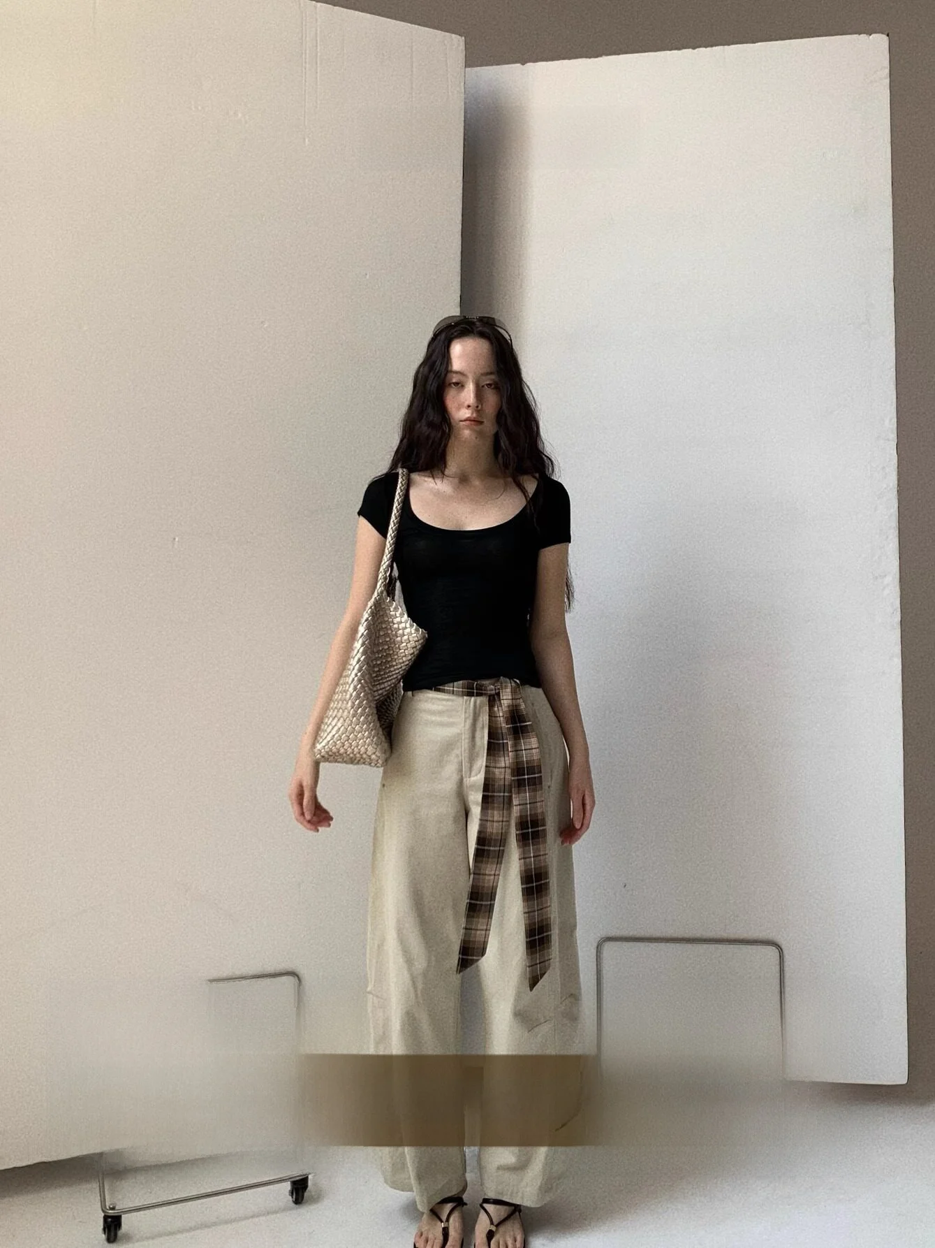 

Loose Wide Leg Suit Pants Women Casual Comfortable High Waist Straight Cut Korean Sle Commute Cotton Summer Faion