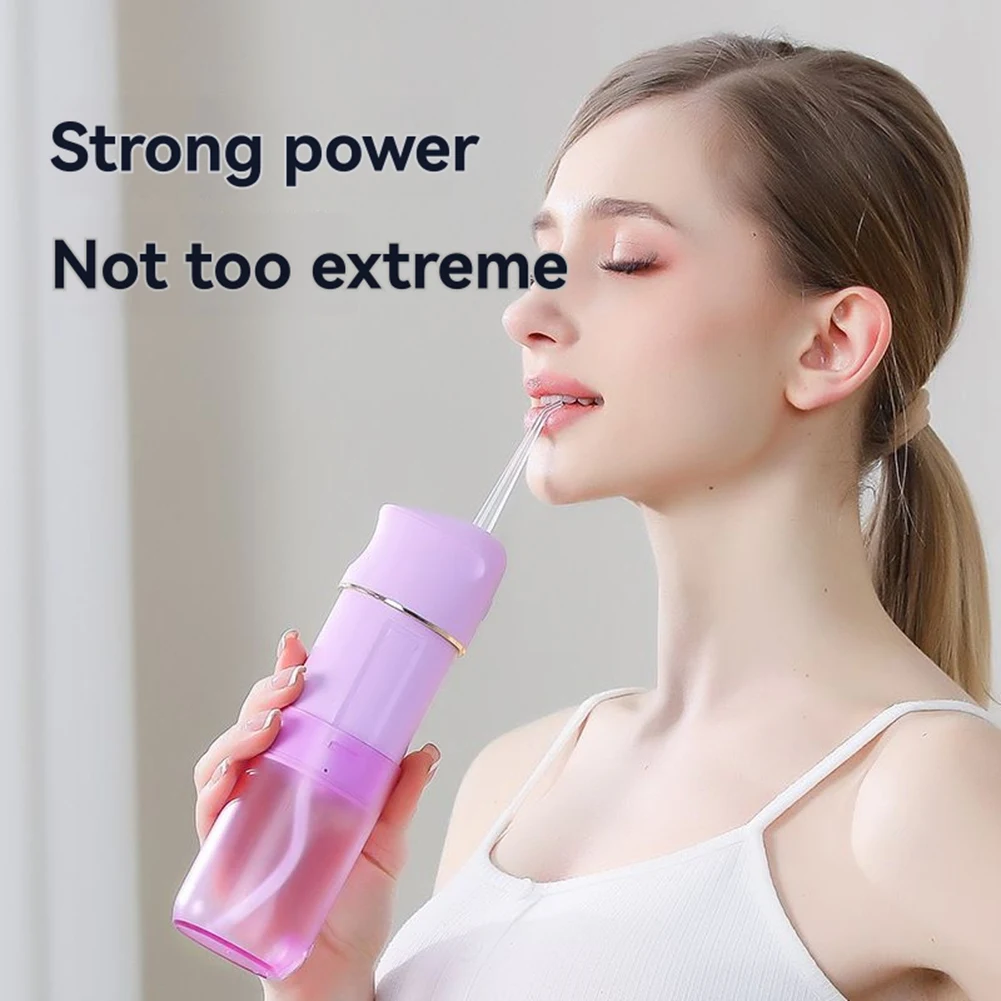 【24H-البيع!】جهاز تنظيف الأسنان بالماء لتقويم الأسنان، جهاز تنظيف الأسنان بالماء الكهربائي المحمول IPX7، سعة خزان المياه المقاوم للماء: 180 مل