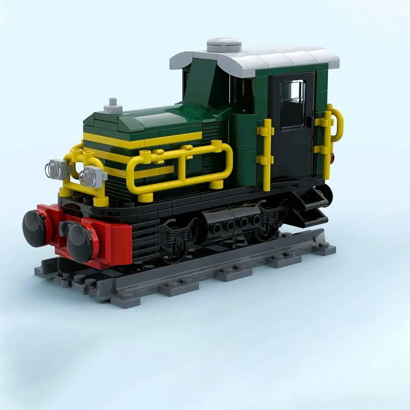 City Car Model MOC Building Bricks Railway Italian Shunter Modular Technology Gifts Holiday Assemble Children Toys Suit