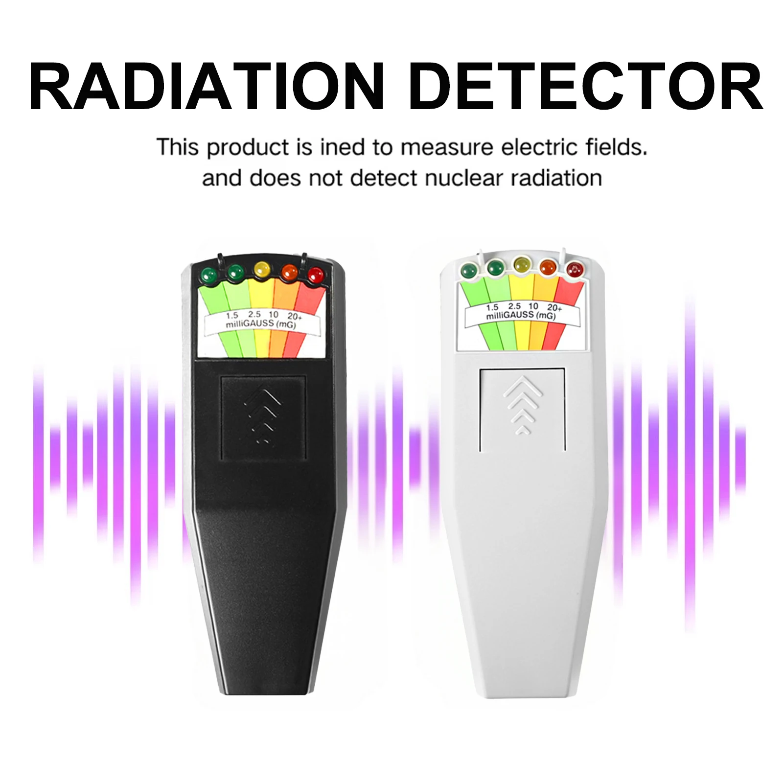 Tester di radiazioni elettromagnetiche K2 Rilevatore dosimetro digitale portatile LCD per campo magnetico elettrico EMF Il più recente