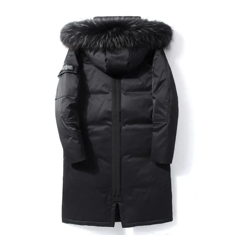 2024 Men New Clothes Winter Coats Jackets Hoodies Warm Thick Outerwear Wind Coat Neutral young Parka Multi-pockets Zipper Fleece