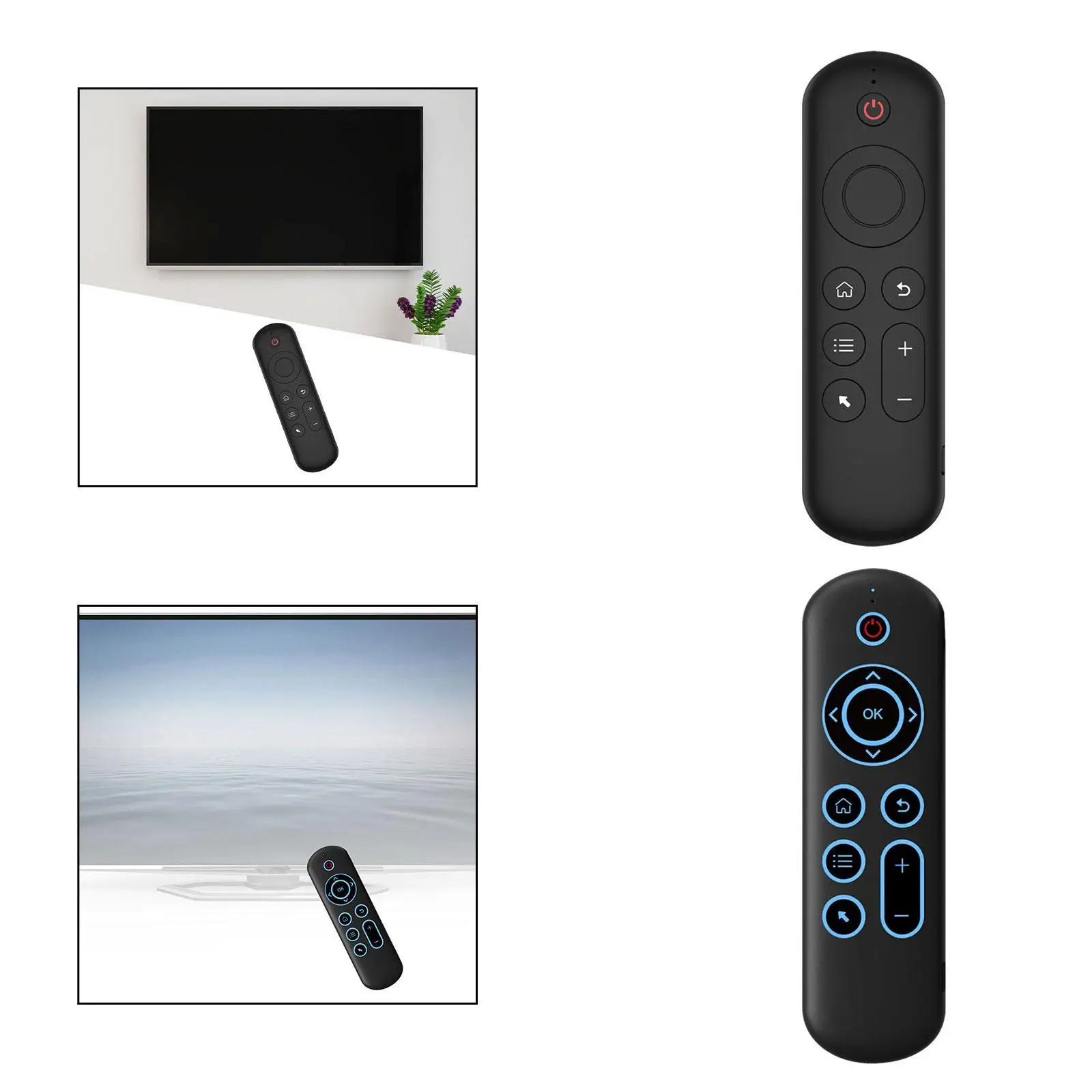 TV Remote Air Mouse Portable 3 in 1 Multifunctional 2.4G Dual Mode Wireless Keyboard for Htpc Computer Phone Smart TV Projector