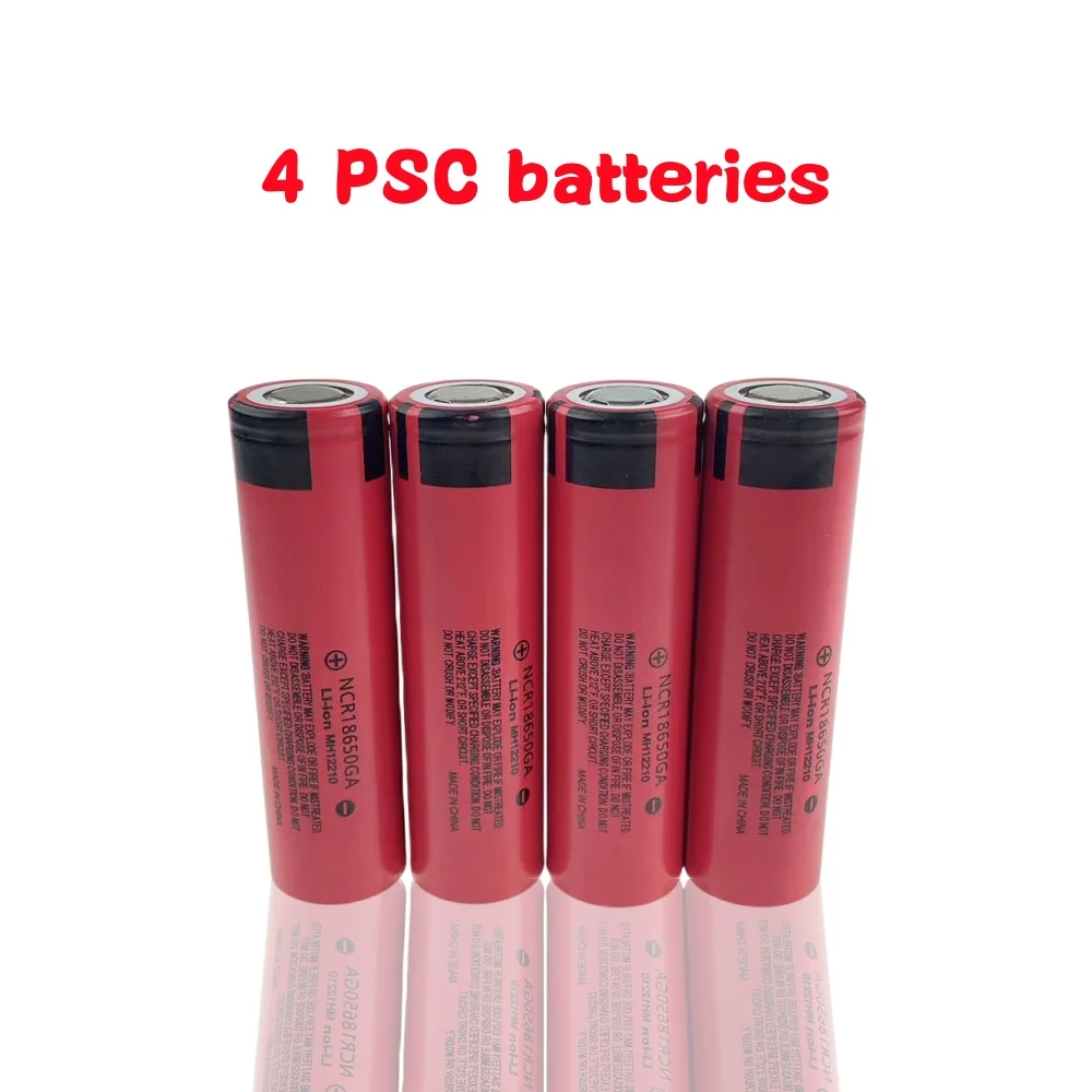 3,7 V 18650 3500mAh литий-ионный NCR18650GA перезаряжаемый многофункциональный аккумулятор + зарядное устройство