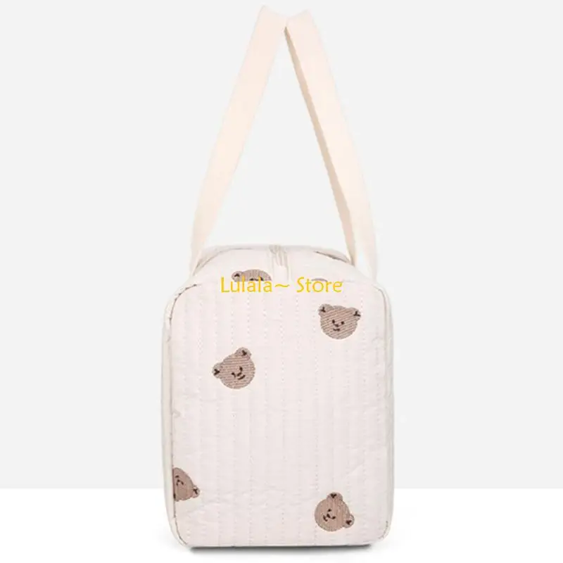 

Y4QA Large Capacity Diaper Bag Travel Handbag for Baby Essential with Pocket